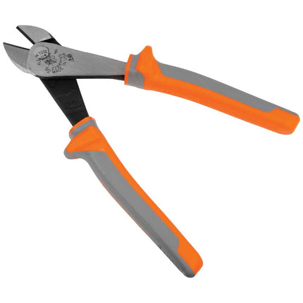 Klein Tools 2288RINS Klein Tools 2288RINS 1000V Insulated Diagonal Cutter Pliers, High Leverage Design, Induction Hardened Knives, 8-Inch