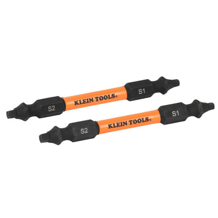 Klein Tools 32494HD Replacement Bit for Klein Tools Multi-Bit Screwdriver/Nut Drivers for Cat. Nos. 32313HD, 32315HD, 32305HD, Impact-Rated Proflex Bits, #1 Square and #2 Square Tips
