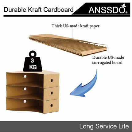 12 Pack Brown Cardboard Magazine Holder Premium Magazine File Holder Magazine Organizer, Magazine Storage Box, Large Volume Magazine File Organizer as Book Bins or Folder Holder for Desk