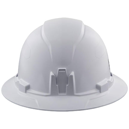 Klein Tools Hard Hat, Non-vented, Full Brim Style with Headlamp