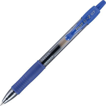 Pilot G2 Premium Retractable Gel Ink Pen, Refillable, Blue Ink, .7 mm, 36/Pack