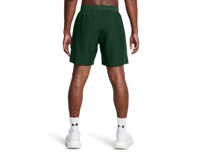 Under Armour Men's Launch Run 7 Inch Unlined Shorts, (301) Forest Green/Forest Green/White, Medium