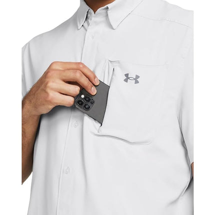 Camiseta de manga corta para hombre Under Armour Drift Tide 2.0, (014) Halo Gray / / Steel, XS