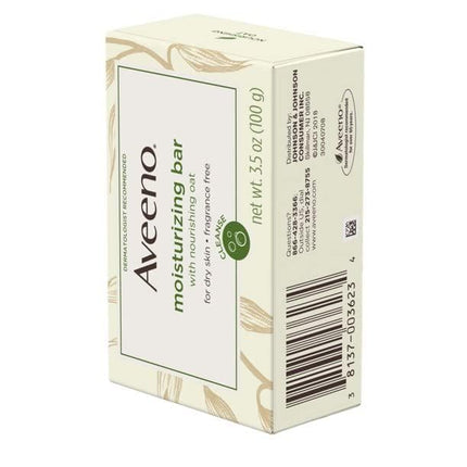 Aveeno Moisturizing Body Bar - Fragrance Free - 3.5 oz - 2 pk