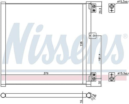 Nissens 940704 Capacitor for Air Conditioner