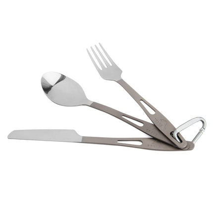 TOAKS SLV-02 Titanium 3-Piece Outdoor Cutlery Set