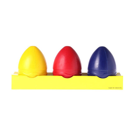 CRAYOLA Minikids 81-1345-E-000 Ceras de Colores con Forma de Huevo, Set de 3
