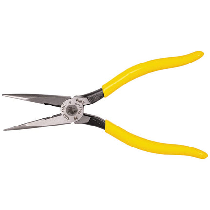 Long Nose Side Cutting and Wire Stripping Pliers, Heavy Duty, 20 cm Klein Tools D203-8N