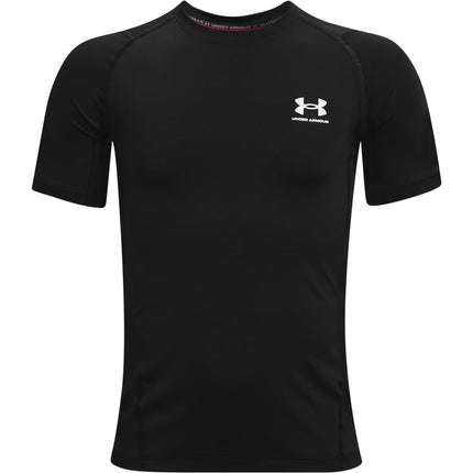 Under Armour Boy's UA HG Armour SS Shirt Black