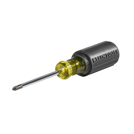 Klein Tools 603-3#1 Phillips Head Screwdriver with 3-Inch Round Shank and Cushion Grip Handle