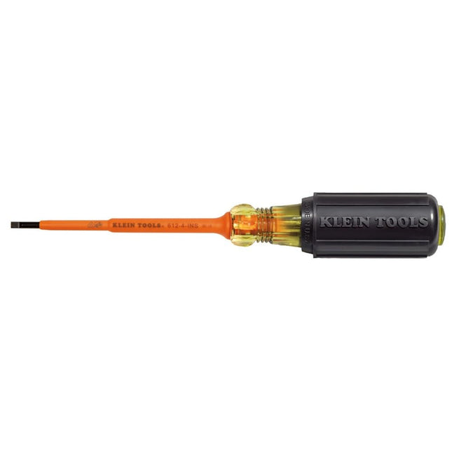 Klein Tools Insulated 1/8" Slotted - 4" Screwdrive
