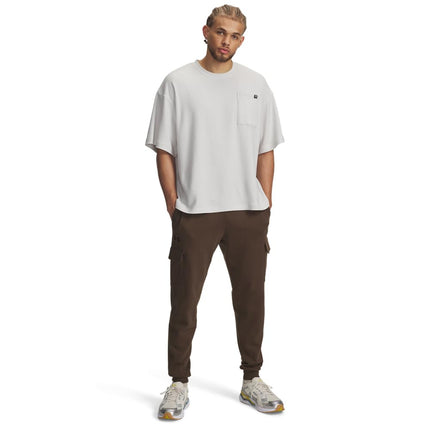 Under Armour Men's Rival Fleece Cargo Joggers Pants, (230) Gridiron Brown / / Gridiron Brown, X-Small