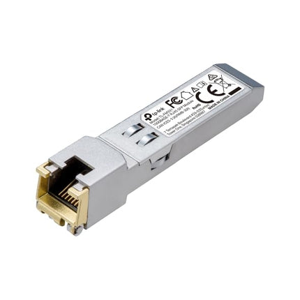 TP-Link TL-FM331 1000Base-T RJ45 SFP Module 1.25G Copper SFP Transceiver SFP to Ethernet Plug and Play Hot Pluggable Up to 100m Distance Durable Metal Casing Versatile Compatibility