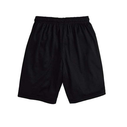 Champion Men's Polyester Mesh 9" Athletic Shorts Without Pockets, Black 2-pack, X-Large