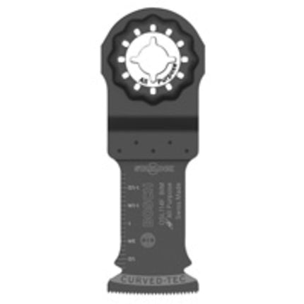 BOSCH OSL114F 1-Piece 1-1/4 in. Starlock Oscillating Multi Tool All Purpose Bi-Metal Plunge Cut Blade for Applications in Wood, Wood with Nails, Drywall, PVC, Metal (Nails and Staples)