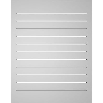 30"W x 38"H Rectangle Surface Mount PVC Gable Vent: Functional, w/ 2"W x 2"P Brickmould Sill Frame