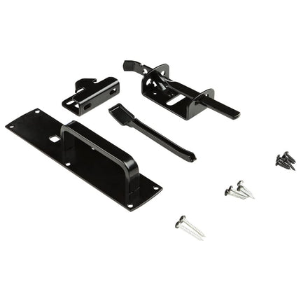 National Hardware N109-050 Gate Thumb Latch, Black