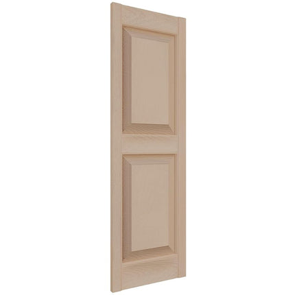 12"W x 39"H Lifetime Vinyl, Standard Two Equal Panels, Raised Panel Shutters, w/Installation Shutter-Lok's & Matching Screws (Per Pair), Wicker