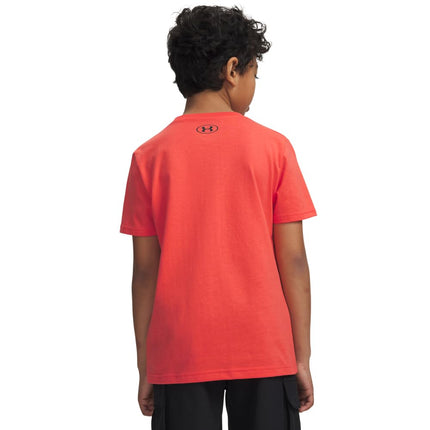 Under Armour Boys Sportstyle Left Chest T-Shirt Red L