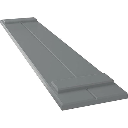 Ekena Millwork 10 3/4"W x 39"H True Fit PVC Two Board Joined Board-n-Batten Shutters, Ocean Swell (Per Pair - Hardware Not Included)