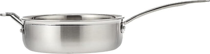 Cuisinart MCP33-24HN MultiClad Pro Stainless 3-1/2-Quart Saute with Helper and Cover Silver