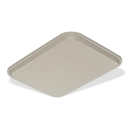 Carlisle FoodService Products Cafe Fast Food Cafeteria Tray with Patterned Surface for Cafeterias, Fast Food, and Dining Room, Plastic, 13.87 x 10.75 x 0.79 Inches, Gray
