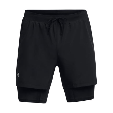 Under Armour Men's Launch 5'' 2-in-1 Short Pants Black
