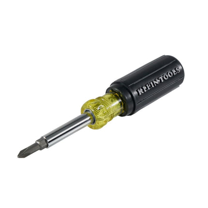 Klein Tools 32476 5-in-1 Multi-Bit Screwdriver/Nut Driver with 2 Slotted, 2 Philips, and 1 Nut Driver Tip