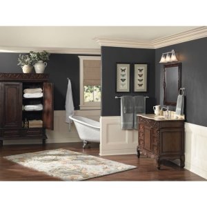 Moen YB8486NL Anneau porte-serviette Weymouth, Nickel poli