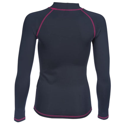 Arena Girls Long Sleeves Rash Vest, Swim Shirt with Uv Sun Protetion Guard, Ash Grey, 24