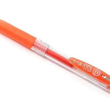 Zebra Sarasa Clip Pen 0.5 mm, Red/Orange (JJ15-ROR