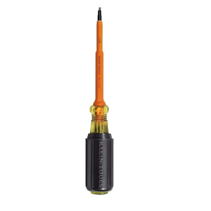 Klein Tools 661-4-INS Insulated Screwdriver, #1 Square Tip with 4-Inch Shank
