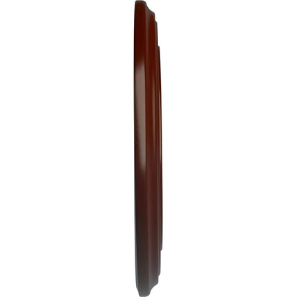 Ekena Millwork CM12CLBMF Ceiling Medallion 12 3/8 OD x 4" ID x 1 1/8 P Classic (fits Canopies up to 7 1/4), Brushed Mahogany
