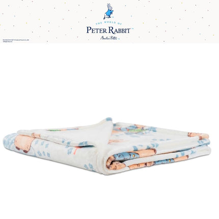 Franco Peter Rabbit Book Easter Kids Bedding Super Soft Cozy Throw, 46 in x 60 in, (Officially Licensed Product)