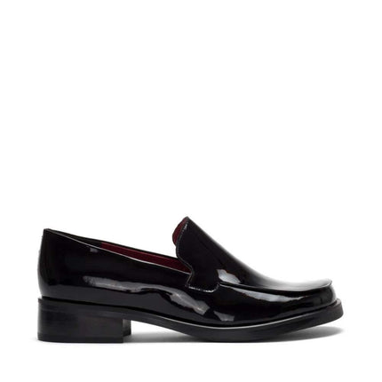 Franco Sarto Women's Bocca Loafer,Black Patent,7.5 W US