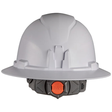 Klein Tools Hard Hat, Non-vented, Full Brim Style with Headlamp
