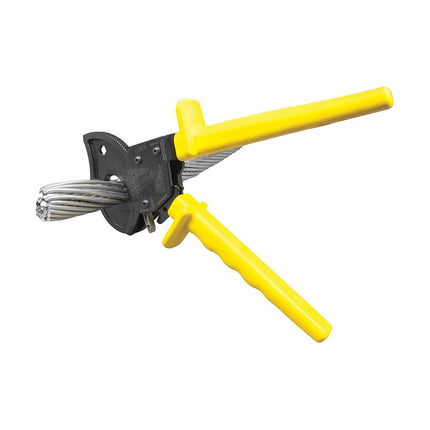 Cable Cutters, Ratcheting Wire Cable Cutter Tool Cuts Copper, Aluminum, and ACSR KLEIN TOOLS 63607