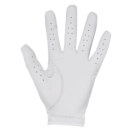 Under Armour Mens 2022 Iso-Chill Cabretta Leather Golf Glove - White - XL