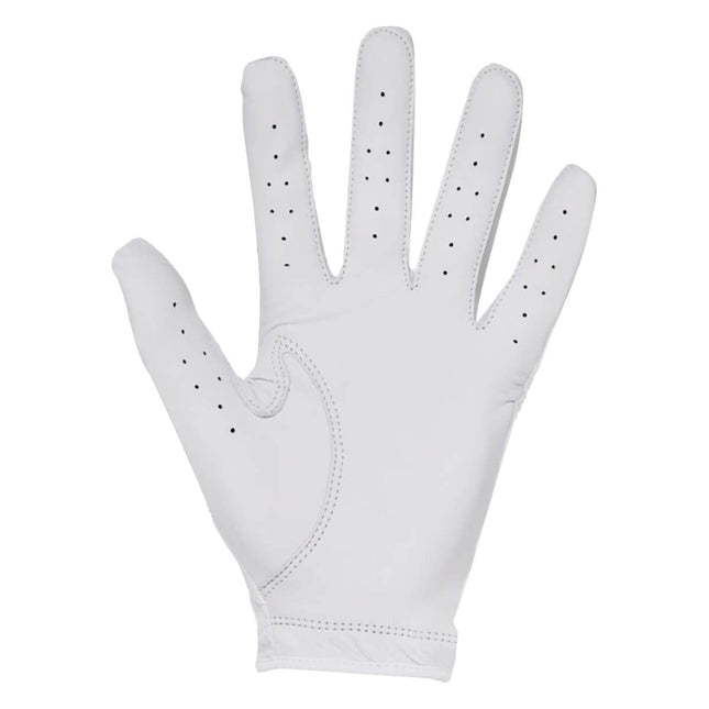 Gant de golf en cuir Cabretta Iso-Chill Under Armour pour homme 2022 - Blanc - XL