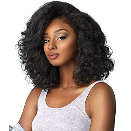 Sensationnel Synthetic Hair Half Wig Instant Weave Curls Kinks & Co BOSS LADY (1B)