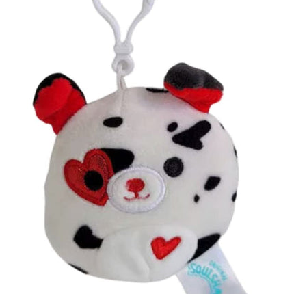 Squishmallows 3.5" Clip On Valentines Dustin The D
