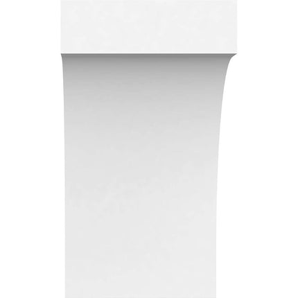 Ekena Millwork BRCP05X10X10HTG PVC Brace, 5" W D x 10" H, White
