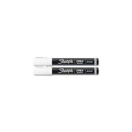 Sharpie Wet Erase Chalk Marker 2/Pkg-White