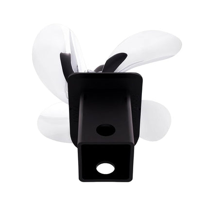 United Pacific 77009 Cubierta de enganche de hélice giratoria para receptores de enganche de remolque de 2" x 2", plástico moldeado por inyección, resistente a la corrosión – UNA unidad