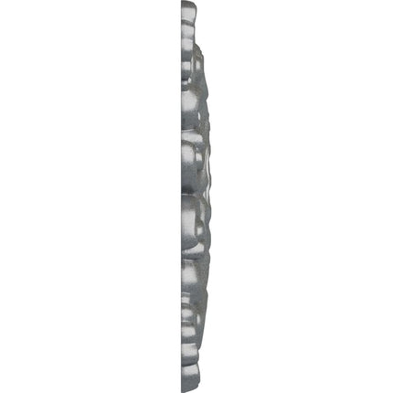 Ekena Millwork CM18CRPLS Crawley Ceiling Medallion fits Canopies up to 6 3/4", Platinum