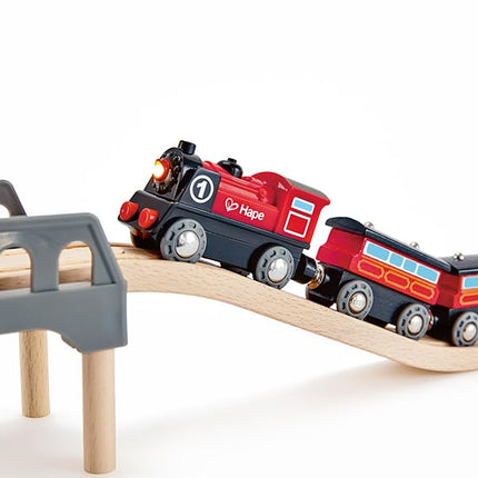 Hape Battery Powered Train Engine No. 1 Red and Black for Ages 3+