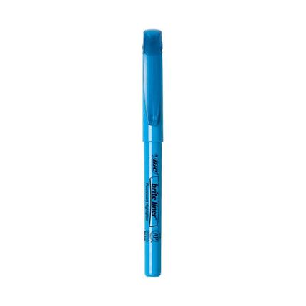 BIC - Brite Liner Highlighter, Chisel Tip, Fluorescent Blue Ink, 1 Dozen BL11-BE (12)