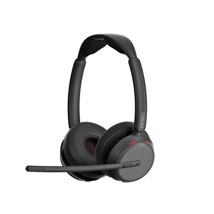 EPOS IMPACT 1061T Premium Wireless Headset with Microphone for PC - Double-Sided, High Clarity with EPOS AI Voice Technology, Super Wideband Audio, Microsoft Teams Certified, Durable Design