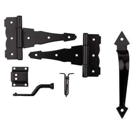 National Hardware N343-467 Decorative Gate Kit, Black, 0