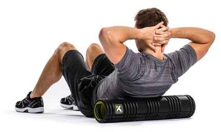 TriggerPoint Performance THERAPY GRID Patented Multi-Density Foam Massage Roller Exercise, Deep Tissue&Muscle Recovery Relieves Muscle Pain & Tightness, Improves Mobility & Circulation (26'), Black